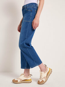 Relaxed Jeans mit aufgesetzten Taschen aus Bio-Baumwolle - LANIUS