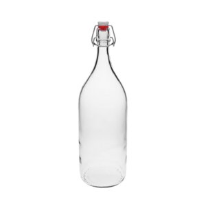 mikken XXL Glasflasche mit Bügelverschluss 2000 ml - mikken