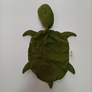 Handgemachtes Schnuffeltuch Schildkröte - Studio Anne Bekkenutte