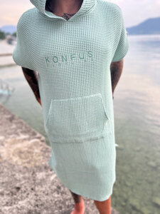 Konfus Beachponcho Bio-Waffelpique - Konfus Clothing