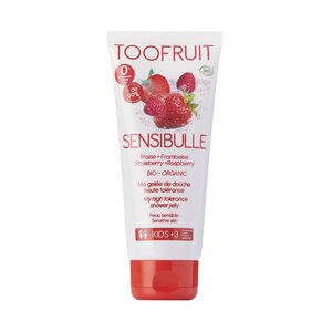TOOFRUIT Duschgel für Kinder Duft Erdbeere-Himbeere, Inhalt: 200ml - TOOFRUIT