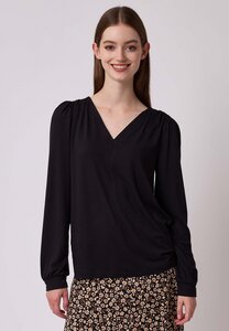 Jersey-Shirt mit Blusencharakter für Damen - Klaudia - Lana natural wear