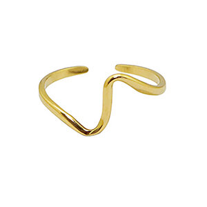 Größenverstellbarer WAVE Ring ca. Ø 17 - 19mm von Elektropulli - ELEKTROPULLI