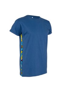 Bio Kitenge Shirt - Men - Blau/Grün/Schwarz/Weiß - Maishameanslife