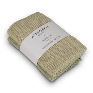 Aspegren - gestricktes Spültuch im 2er Set - Bio Baumwolle - 26x26cm - Aspegren