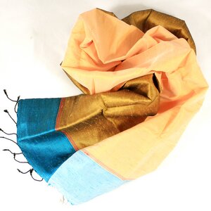 Edler Schal aus handgewebter Seide - Schönes aus Indochina