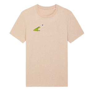 T-Shirt bedruckt, Frosch, nachhaltig, Biobaumwolle, Herren, Natur, Insekt - Spangeltangel