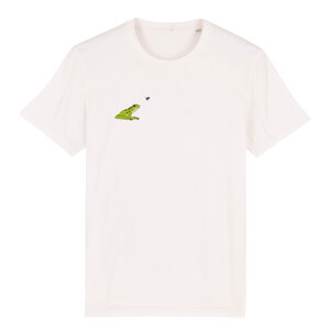 T-Shirt bedruckt, Frosch, nachhaltig, Biobaumwolle, Herren, Siebdruck, Natur, Insekt - Spangeltangel