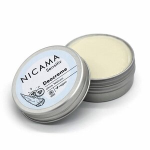 NICAMA - Deocreme Sensitiv (Bio-Naturkosmetik, vegan, plastikfrei, ohne Natron) - NICAMA