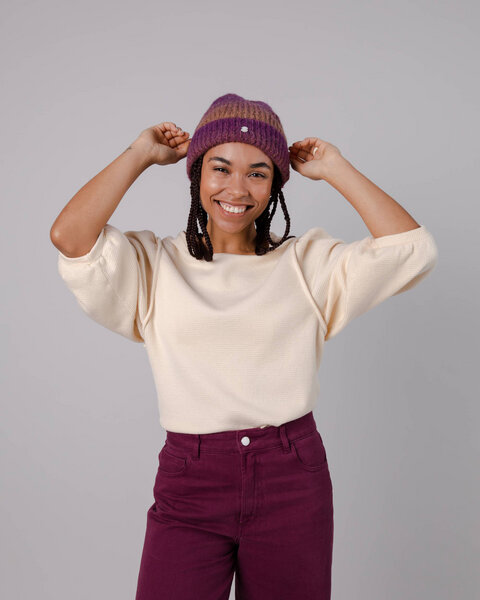 Brava Fabrics - RETRO ALPAKA BEANIE TRAUBE | Avocadostore Brava Fabrics - RETRO ALPAKA BEANIE TRAUBE | Avocadostore