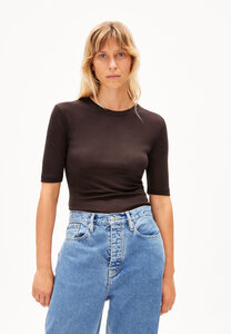 ANNIKAA MARIAA - Damen T-Shirt Slim Fit aus TENCEL Lyocell-Woll Mix - ARMEDANGELS