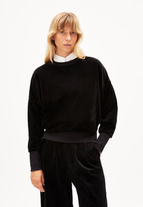 AANNY LOU VELVET - Damen Sweatshirt Regular Fit aus Bio-Baumwolle - ARMEDANGELS