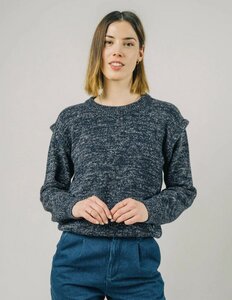 RETRO SWEATER NAVY - Brava Fabrics