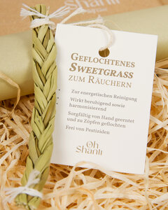 Sweetgrass zum Räuchern - Oh Shanti