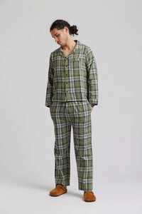 Pyjama Set Karomuster aus Bio-Baumwolle Modell: JimJam - Komodo