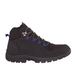 Veganer Wander-/Freizeitschuh Hiking High schwarz - Grand Step Shoes