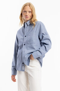 Hemd aus Bio-Baumwolle - Denim Blau - Rotholz