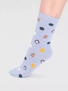 Baumwoll-Socken mit Pinguin Motiv Modell: Neva - Thought