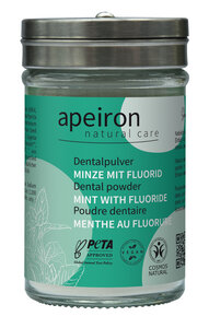 apeiron Dentalpulver Minze+Fluorid, 40g - Apeiron