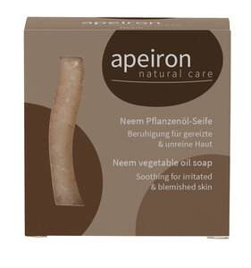 apeiron Pflanzenöl-Seife NEEM 100g - palmölfrei - Apeiron