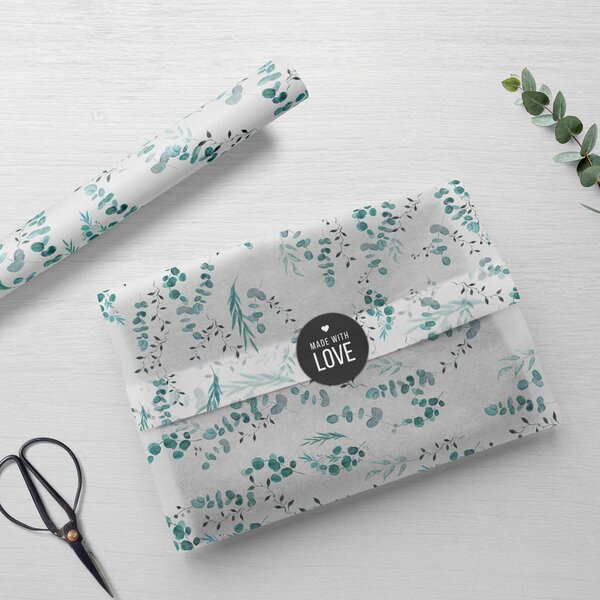 50 Blatt Seidenpapier Verpackungsmaterial Florales  Produktbild-Vorschau 4