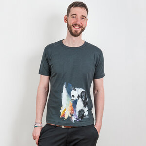 Life in Vanilla – Panda&Fox - Mens Low Carbon Organic Cotton T-Shirt - Nikkifaktur