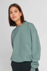 GOTS zertifiziert - Damen Sweatshirt Relaxed Fit /Aloe - Kultgut