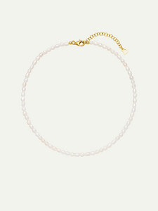 Perlenchoker | Kurze Halskette mit Perlen | 925 Sterling Silber - DEAR DARLING BERLIN