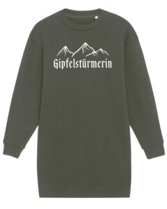 Oversize Sweatshirt-Kleid Frauen Gipfelstürmerin - watapparel