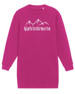 Oversize Sweatshirt-Kleid Frauen Gipfelstürmerin - watapparel