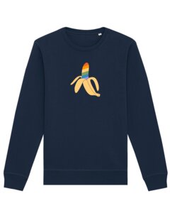 Sweatshirt Unisex Rainbow Banana - watapparel