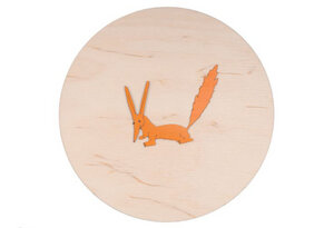 Holzdekoration Fuchs des Kleinen Prinzen - BeWooden