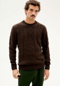 weiches Sweatshirt - Rasta Knitted Sweater - aus Wolle (bio) - thinking mu