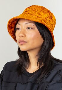 Burned Orange Upcycled Bucket Hat Fischerhut - MAHLA