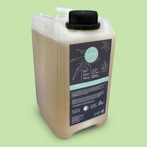Hair & Body Wash 3 Liter - Vegan - Bio-Aloe Vera - Nachfüllkanister - Spare Transportwege - Takuna Naturkosmetik
