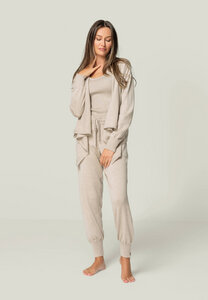 Merino Loungewear Set "Cardigan Bella &Top Blossom & Strickhose Bella" - YOU LOOK PERFECT