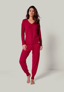Merino Loungewear Set "V-Strickpullover Blossom & Strickhose Bella" - YOU LOOK PERFECT