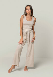 Merino Loungewear Set "Stricktop Blossom & weite Strickhose Bailey" - YOU LOOK PERFECT