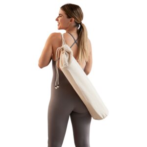 Yoga Zubehör Yogatasche für kleine bis 200cm große Yogamatten - nachhaltig ohne Plastik - Yogamatte Tasche - Flora Furora