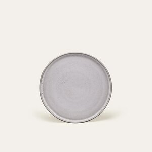 Handgemachter Steingut Teller Ddoria klein - Granit Grau (ø 21,5 x 1,7 cm) - EDDA stoneware
