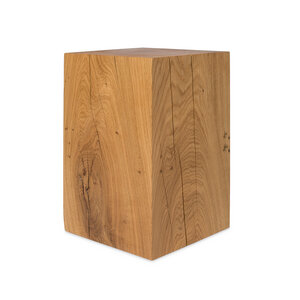 Holzklotz 36x36cm von Naturmassivmöbel® Holzblock Eiche Massivholz - Naturmassivmöbel