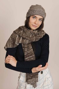 Winter Schal aus Hanf und Wolle - Unisex - De IONESCU