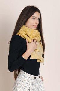 Winter Schal aus Hanf und Wolle - Unisex - De IONESCU