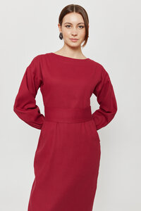 Stefanie | Kleid mit langen Ärmeln aus 100% Bio-Baumwolle - AYANI