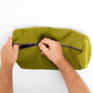 Kissenbezug für Nackenrollen | 100% Flauschloden - nahtur-design