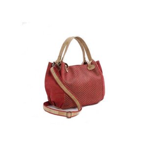 Einzigartige Kork-Handtasche in auffälligem Rot mit einmaligem Muster | Kork | vegan | nachhaltig Korktasche - Kork-Deko