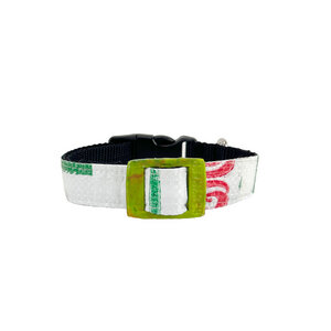 Fairtrade Hundehalsband "Style mich", upcycelt - versch. Farben - GOOPSI