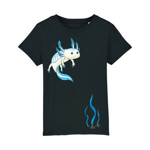 Kinder-T-Shirt "Axolotl" - Spangeltangel