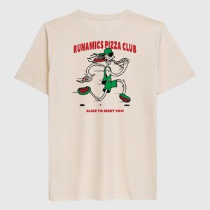 runamics Pizza Club T-Shirt / Biobaumwolle /unisex / undyed - runamics