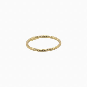 Funkelnder schlichter Ring aus 18k Gold Vermeil, 925 Sterling Silber - Paeoni Colors